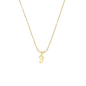 Colier aur 14K cheia sol DiAmanti PL0700NG14K-AS